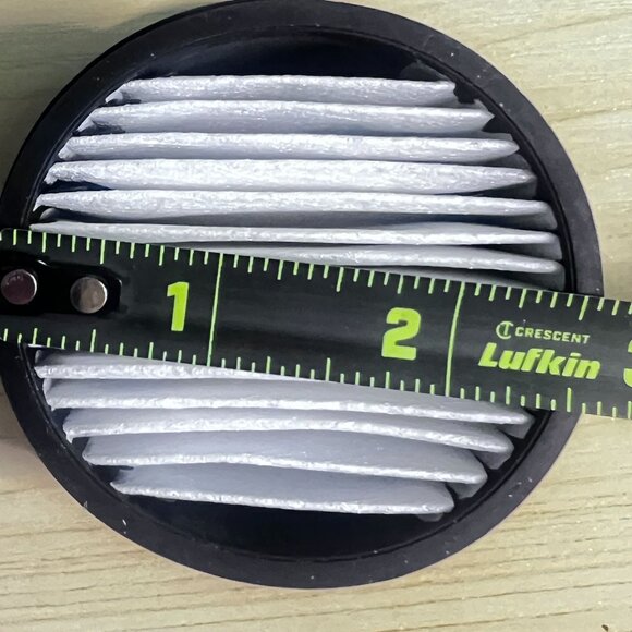 Round Replacement 2 Air Filters Air Compressor or Aeration System Patent 5178760 - Picture 6 of 7